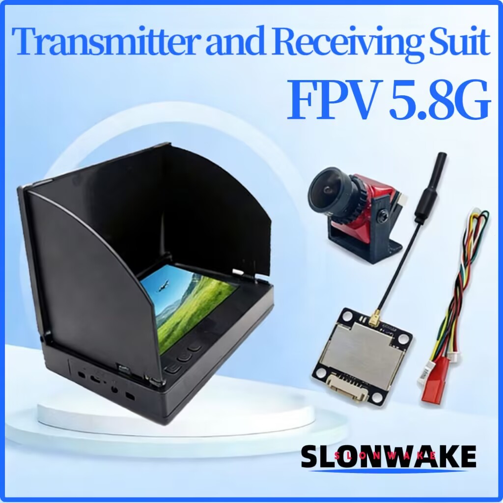 Drone Rc With Camera - Conjunto SLONWAKE FPV com Transmissor VTX