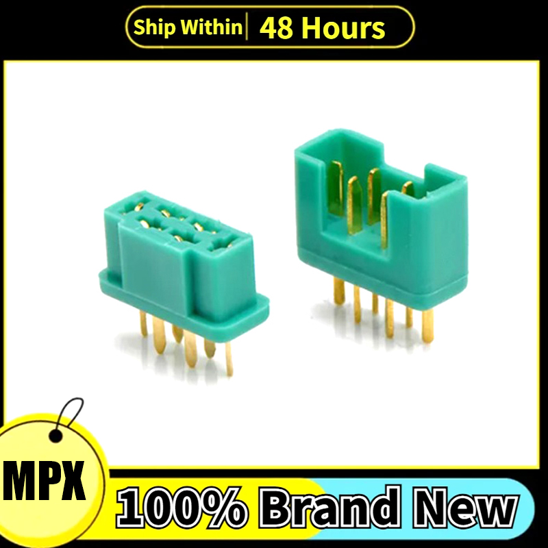 Drone Rc Link - MPX M6 Conector macho e fêmea,