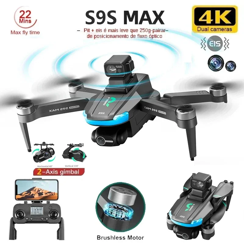 Drone App Rc Fpv - Novo s9s max mini drone 4k