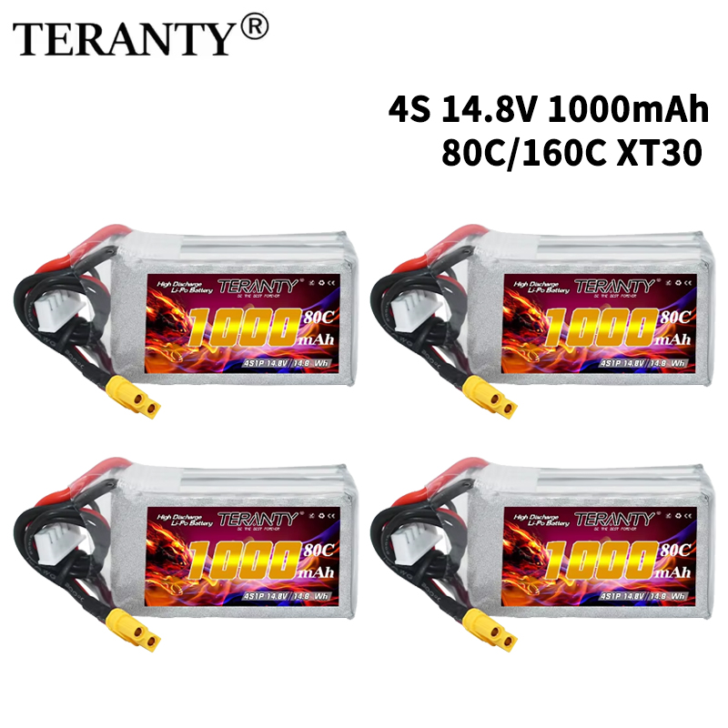 Drone Rc Link - Bateria Lipo TERANTY 4S 1000mAh 14.8V