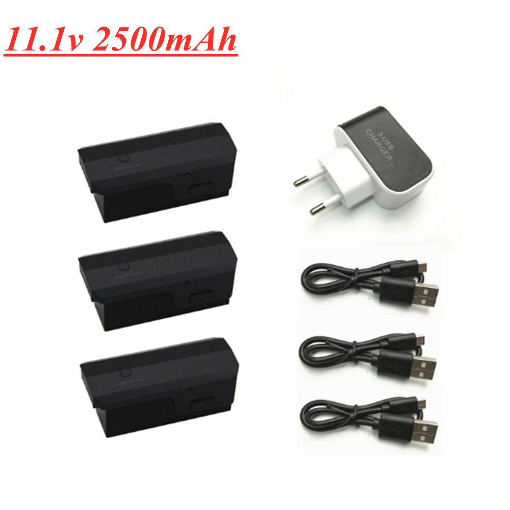 Drone Sjrc - Bateria lipo 11.1v 2500mah para sjr/c