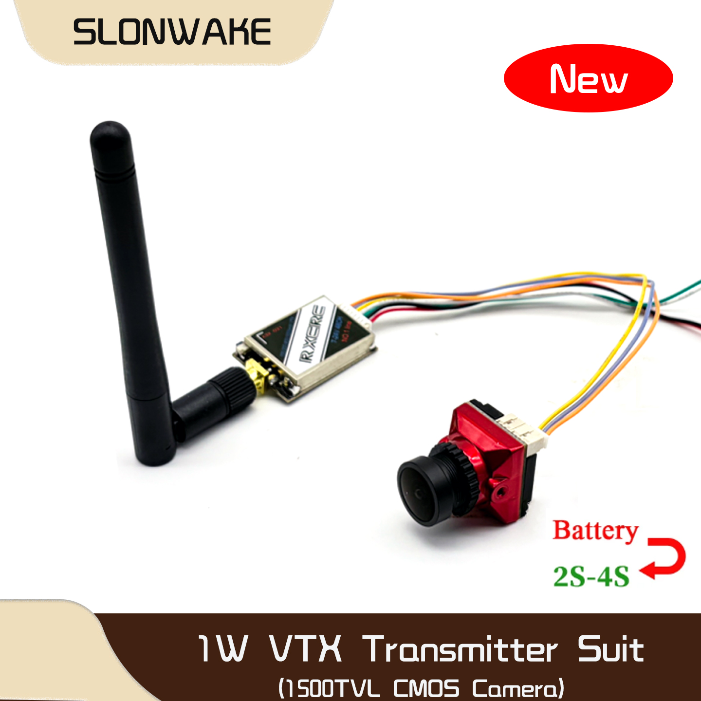 Drone Rc With Camera - Transmissor de Vídeo Ajustável SLONWAKE 5.8G