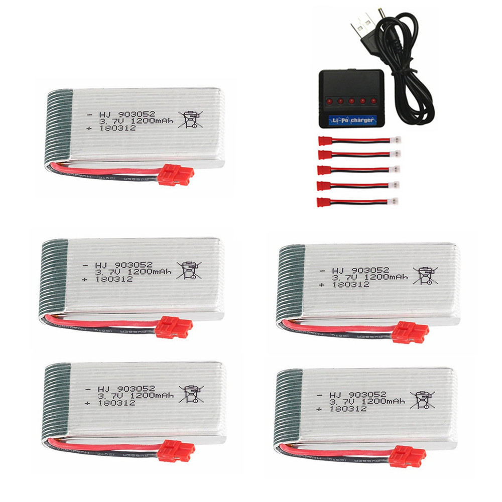 Dron Rc Quadcopter - 3.7v 1200mah 903052 bateria lipo para