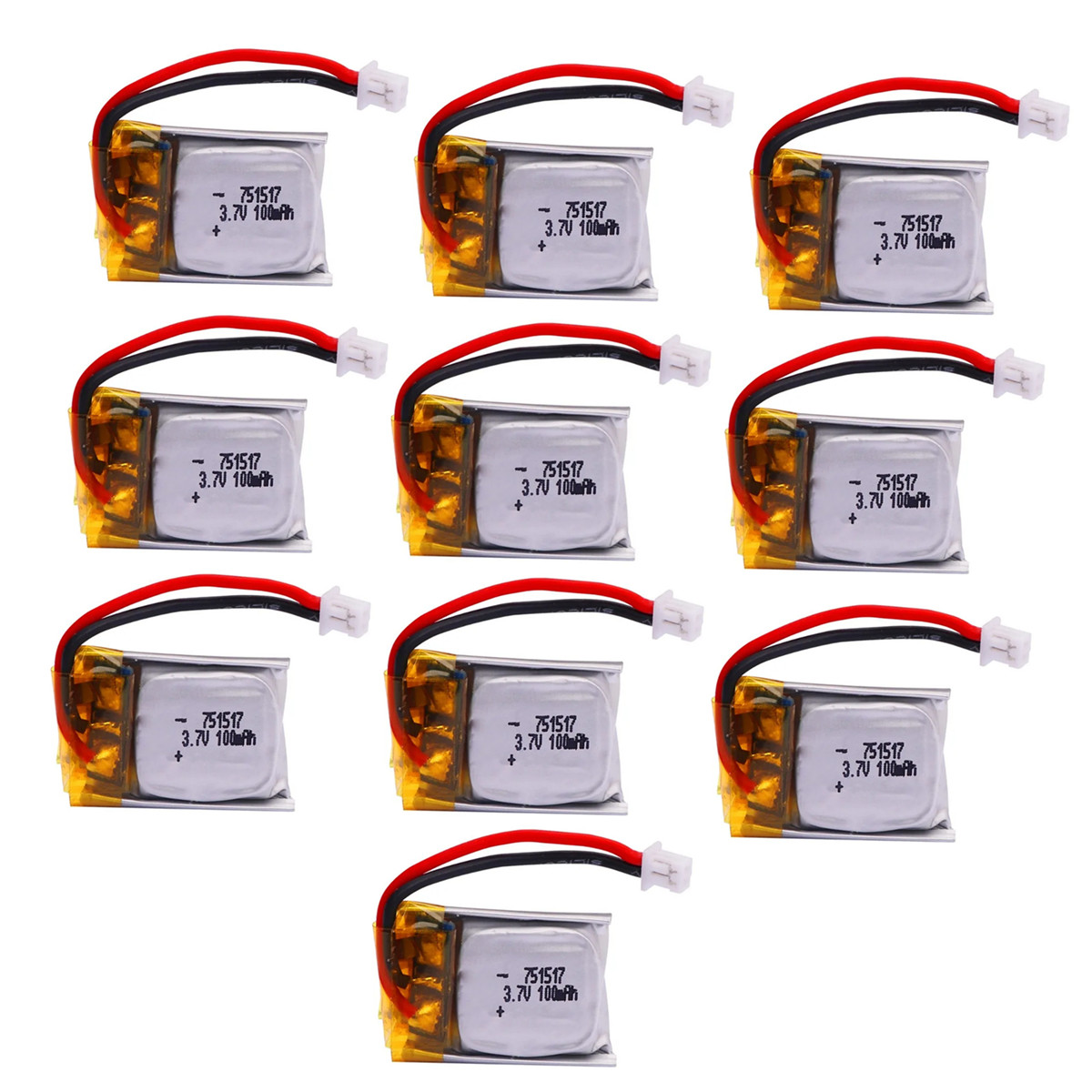 1-10PCS 3.7V 100mAh 751517 FQ7 - Drone Fq777 Rc Quadcopter avaliação e preço