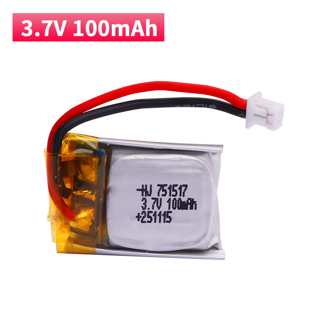 100mah 3.7v bateria lipo FQ777 - Drone Fq777 Rc Quadcopter avaliação e preço