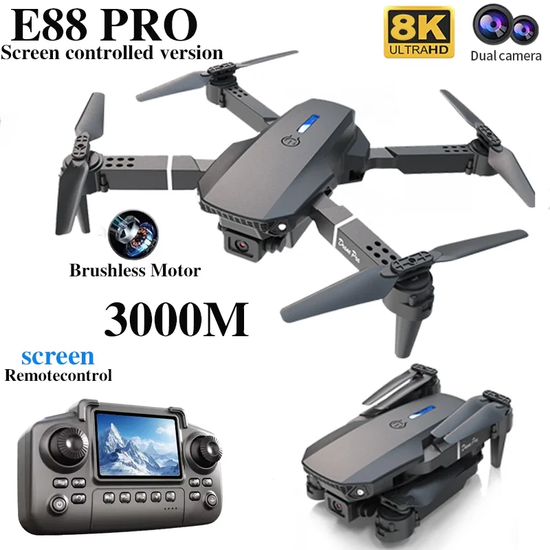 Profissional e88 pro drone com - Drone App Rc Fpv avaliação e preço