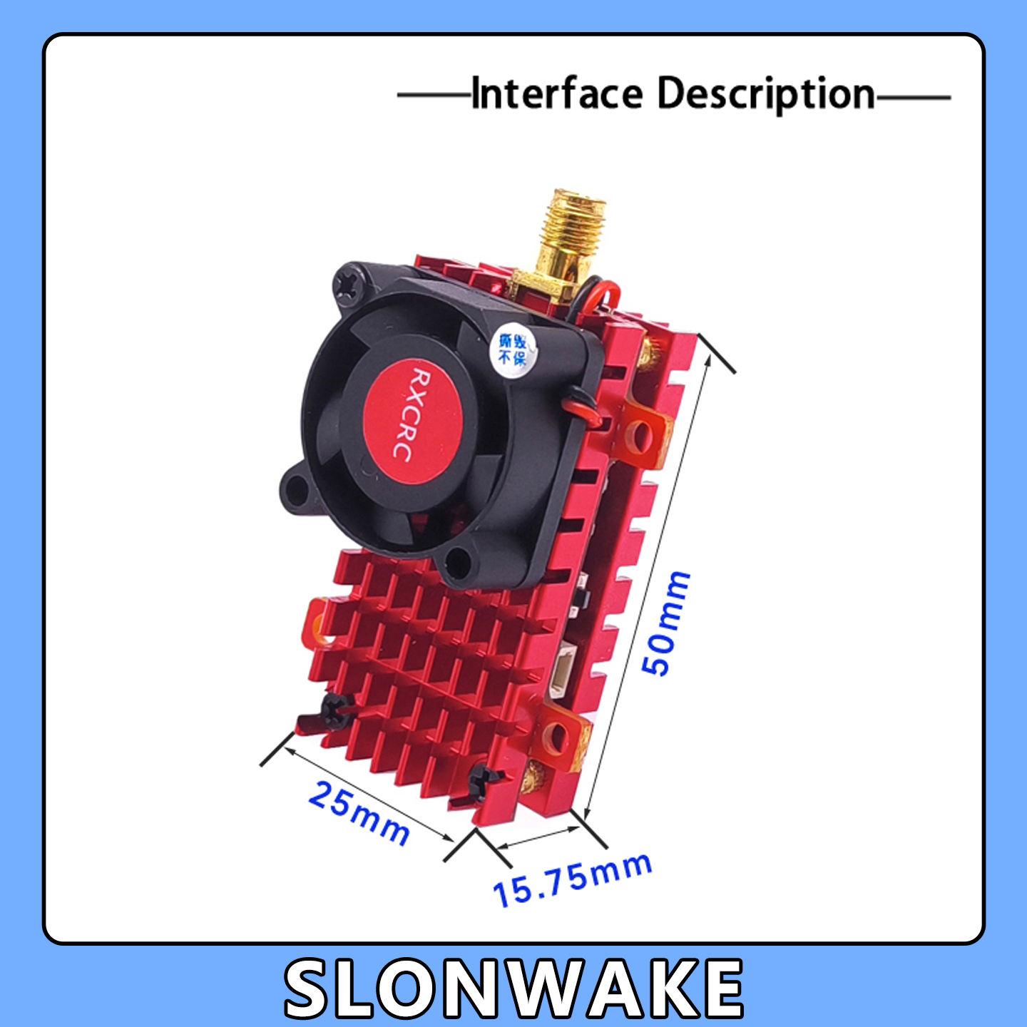 SLONWAKE 5.8G 2W VTX FPV 1800T - Drone Rc With Camera avaliação e preço