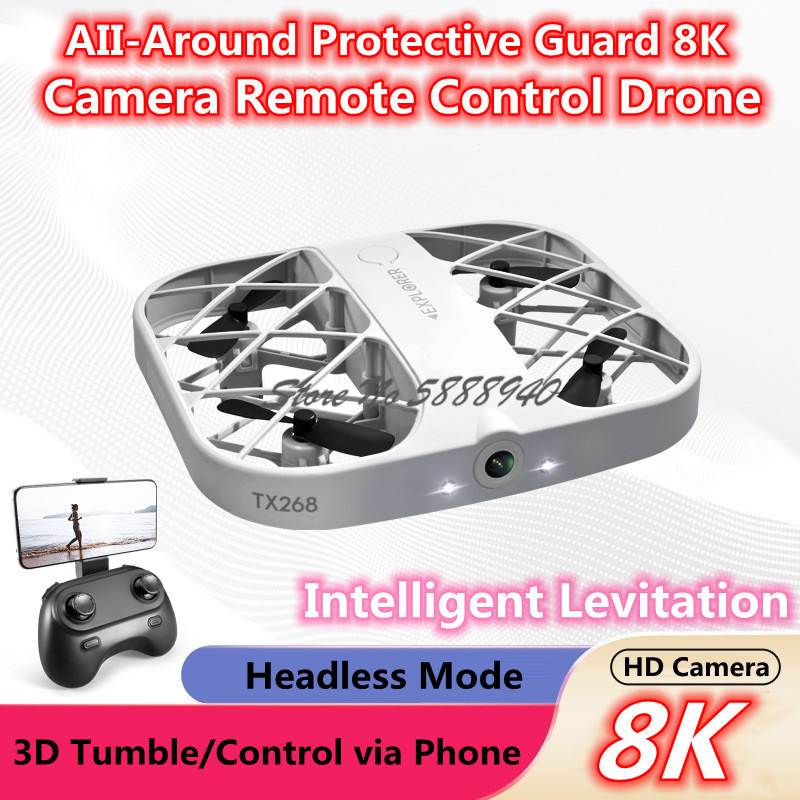 Drone com Câmera HD 8K, WIFI F - Drone App Rc Fpv avaliação e preço