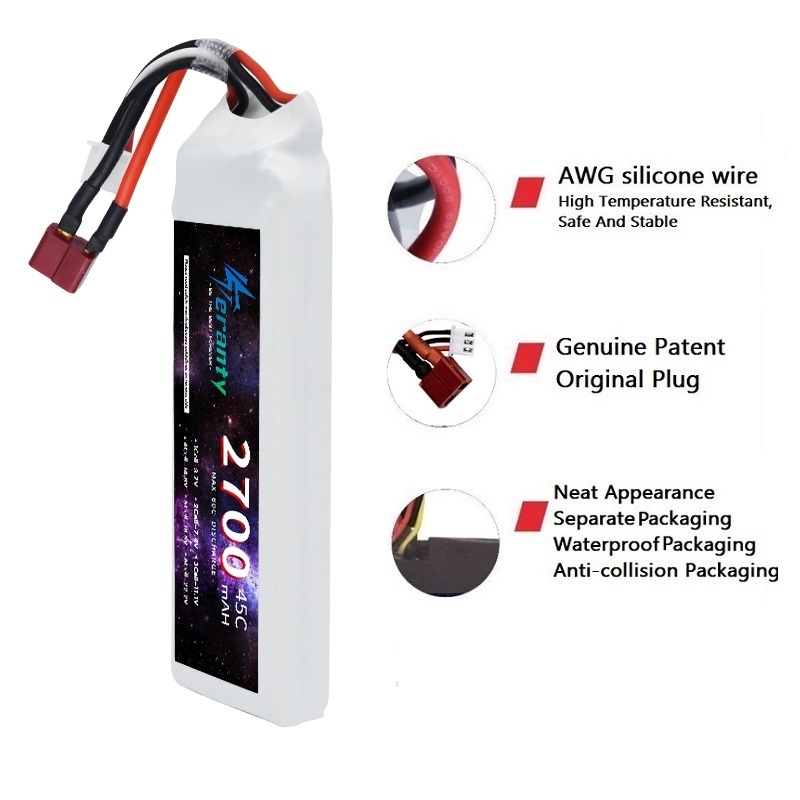 1/3 pçs 2s 7.4v bateria lipo 2 - Drone Rc Link avaliação e preço