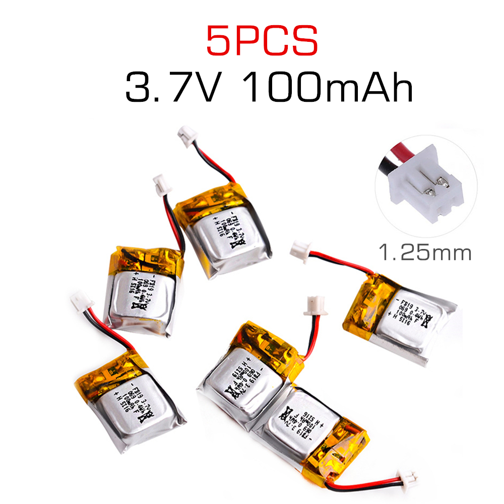 5 peças 3.7v 100mah bateria li - Drone Fq777 Rc Quadcopter avaliação e preço