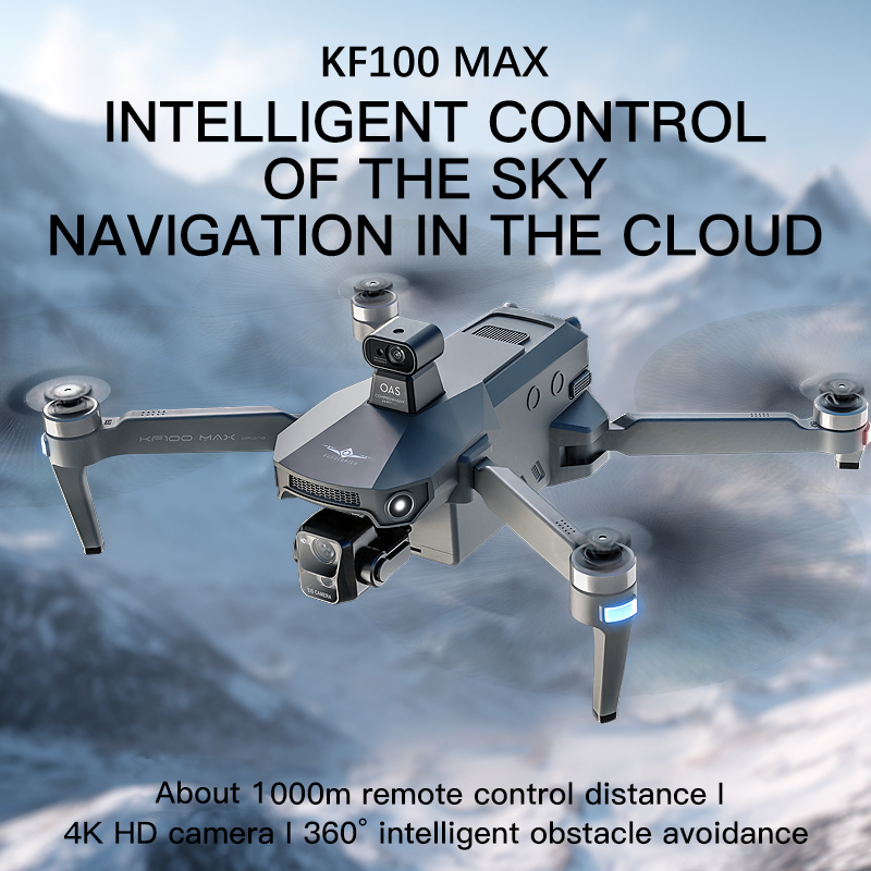 Kf100 max gps drone 4k câmera  - Drone App Rc Fpv avaliação e preço