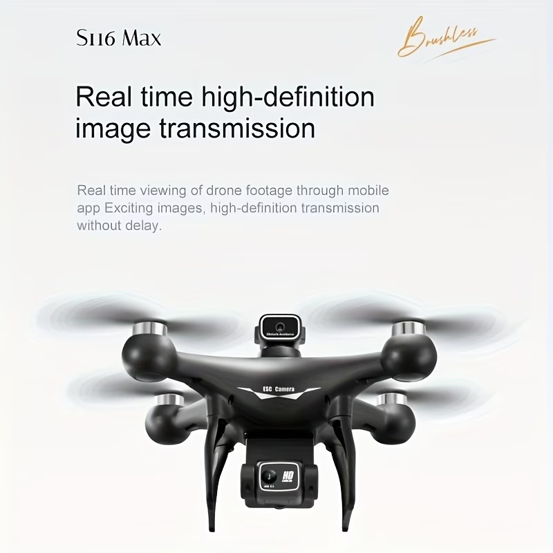 Novo Drone S116 com Motor Sem  - Drone Rc S116 avaliação e preço