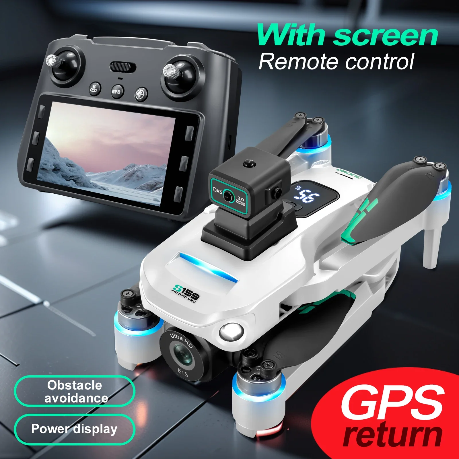 S159 gps drone profissional 8k - Drone Rc Gps S159 avaliação e preço