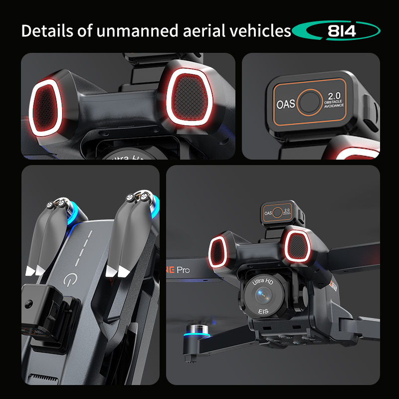 Drone FPV Inteligente Lenovo 8 - Drone Smart Rc Foldable avaliação e preço