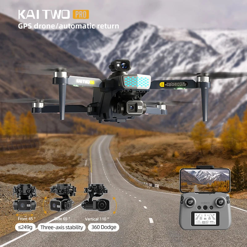 Kai dois pro drone com câmera  - Drone Two Rc Way avaliação e preço