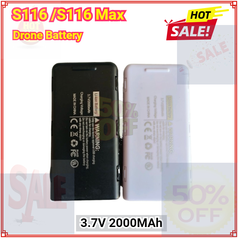 Bateria 3.7V 2000mAh para Dron - Drone Rc S116 avaliação e preço