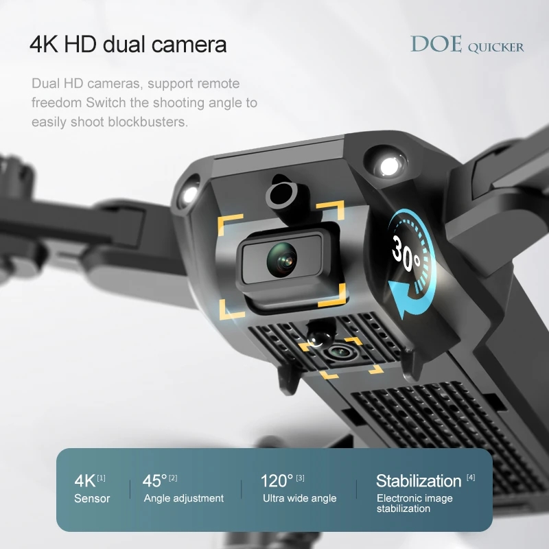 Novo 4drc v23 mini drone 4k pr - Drone App Rc Fpv avaliação e preço