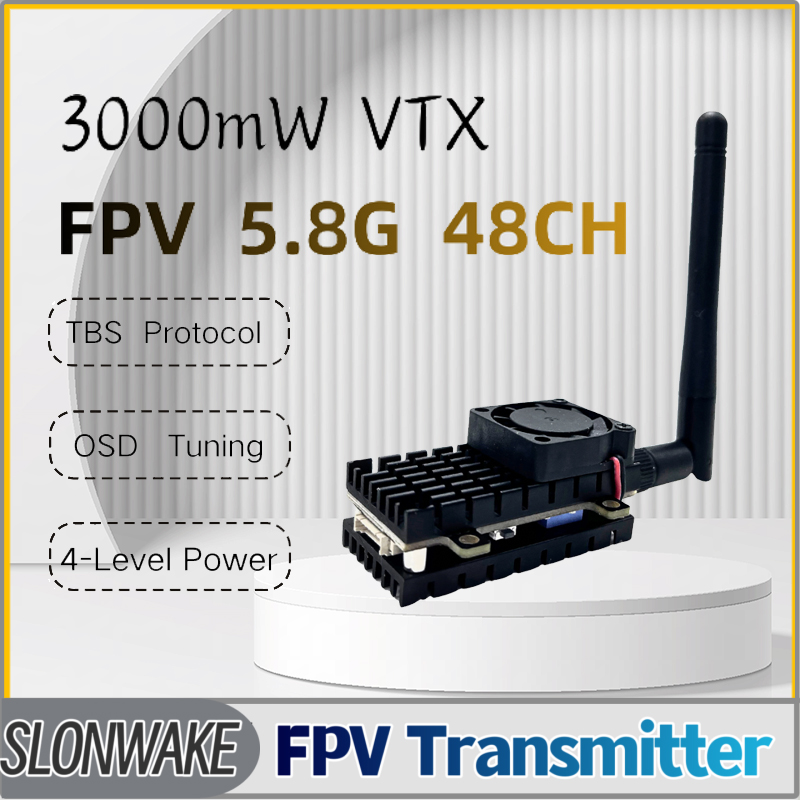 SLONWAKE 5.8G 3000mW Simulação - Drone Rc Fpv avaliação e preço